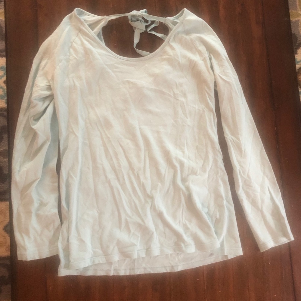 Light blue long sleeve tee